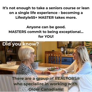 Seniors Real Estate training in Canada Lifestyle55+ training